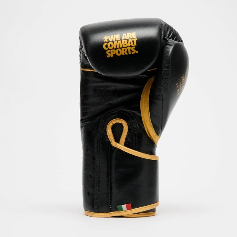 LEONE DNA PREMIUM BOXING GLOVES-BLACK